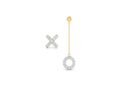 X and O Earring